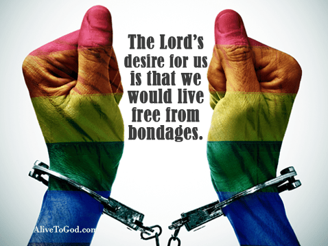 The Lord’s desire for us is that we would live free from bondages.